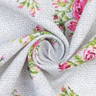 Скатерть Доляна Roses on linen 146х220 см, 100% хлопок, рогожка 164 г/м2 9149323