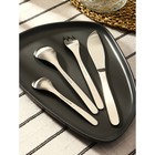 Набор столовых приборов из нержавеющей стали Magistro Aqua, 4 предмета, цвет серебряный - Фото 4