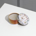 Ароматическая свеча в банке «Спасибо, что вы с нами», ваниль, 2.5×5 см - Фото 3