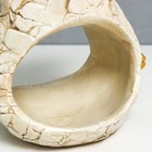 Сувенир полистоун подставка "Филин" белый с золотом 14х17х20 см - фото 21711060