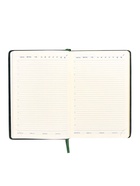 Ежедневник НЕдатированный А5, 136 листов в линейку, кожзам «Небраска», золотой срез, зелёный - Фото 15