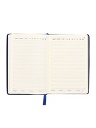Ежедневник НЕдатированный А5, 136 листов в линейку, кожзам «Небраска», серебряный срез, синий - Фото 15