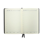 Ежедневник НЕдатированный А5, 136 листов в линейку, кожзам «Небраска», серебряный срез, чёрный - Фото 18