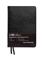 Ежедневник НЕдатированный А5, 136 листов в линейку, кожзам «Небраска», серебряный срез, чёрный - Фото 7