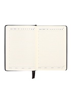 Ежедневник НЕдатированный А5, 136 листов в линейку, кожзам «Небраска», серебряный срез, чёрный - Фото 10