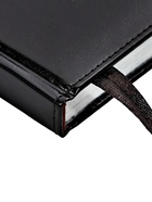 Ежедневник НЕдатированный А5, 136 листов в линейку, кожзам «Небраска», серебряный срез, чёрный - Фото 5