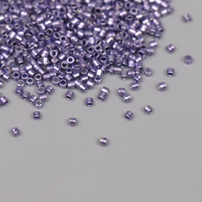 Бисер стекло 11/0 «Цилиндр. Сиреневый глянец», 10 г
