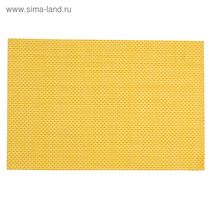 Салфетка сервировочная на стол «Солнечный день», 45×30 см, цвет жёлтый - Фото 1