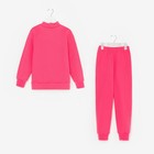 Костюм (джемпер, брюки) детский НАЧЁС, цвет фуксия, рост 98 см - Фото 8