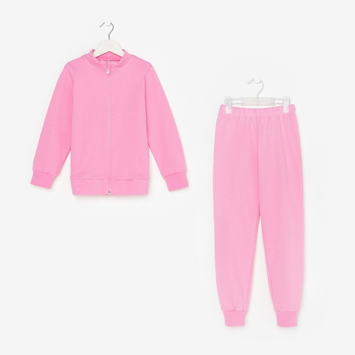 Костюм (джемпер, брюки) детский НАЧЁС, цвет розовый, рост 116 см