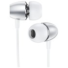 Наушники Borofone BM57 Platinum, вакуумные, микрофон, Jack 3.5 мм, кабель 1 м, серые - Фото 3