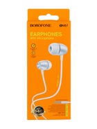 Наушники Borofone BM57 Platinum, вакуумные, микрофон, Jack 3.5 мм, кабель 1.2 м, серые - фото 51727562 Наушники Borofone BM57 Platinum, вакуумные, микрофон, Jack 3.5 мм, кабель 1.2 м, серые - фото 51727562