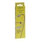 Кабель Borofone BX24, Lightning - USB, 2.4 А, 1 м, нейлоновая оплётка, серый - фото 51456513 Кабель Borofone BX24, Lightning - USB, 2.4 А, 1 м, нейлоновая оплётка, серый - фото 51456513