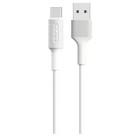 Кабель Borofone BX1, Type-C - USB, 3 А, 1 м, PVC оплётка, белый - Фото 2