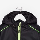 Комбинезон детский, цвет чёрный/салатовый, рост 80 см - фото 21711634