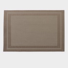 Салфетка сервировочная на стол Доляна «Окно», 45×30 см бежевая - Фото 3