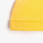Чепчик (шапочка) детская, цвет жёлтый, размер 44 - Фото 3