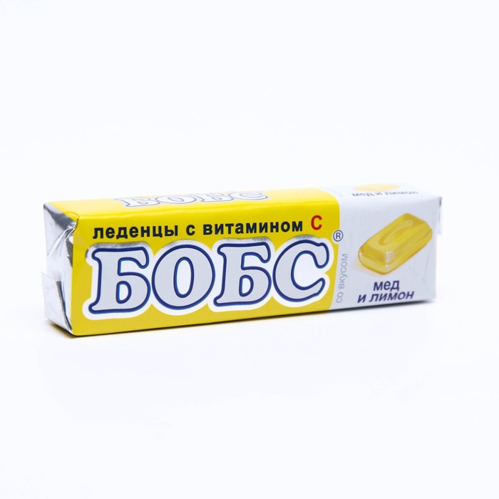 Леденцы БОБС медово-лимонный, витамин С, 10 шт. в упаковке - Фото 1