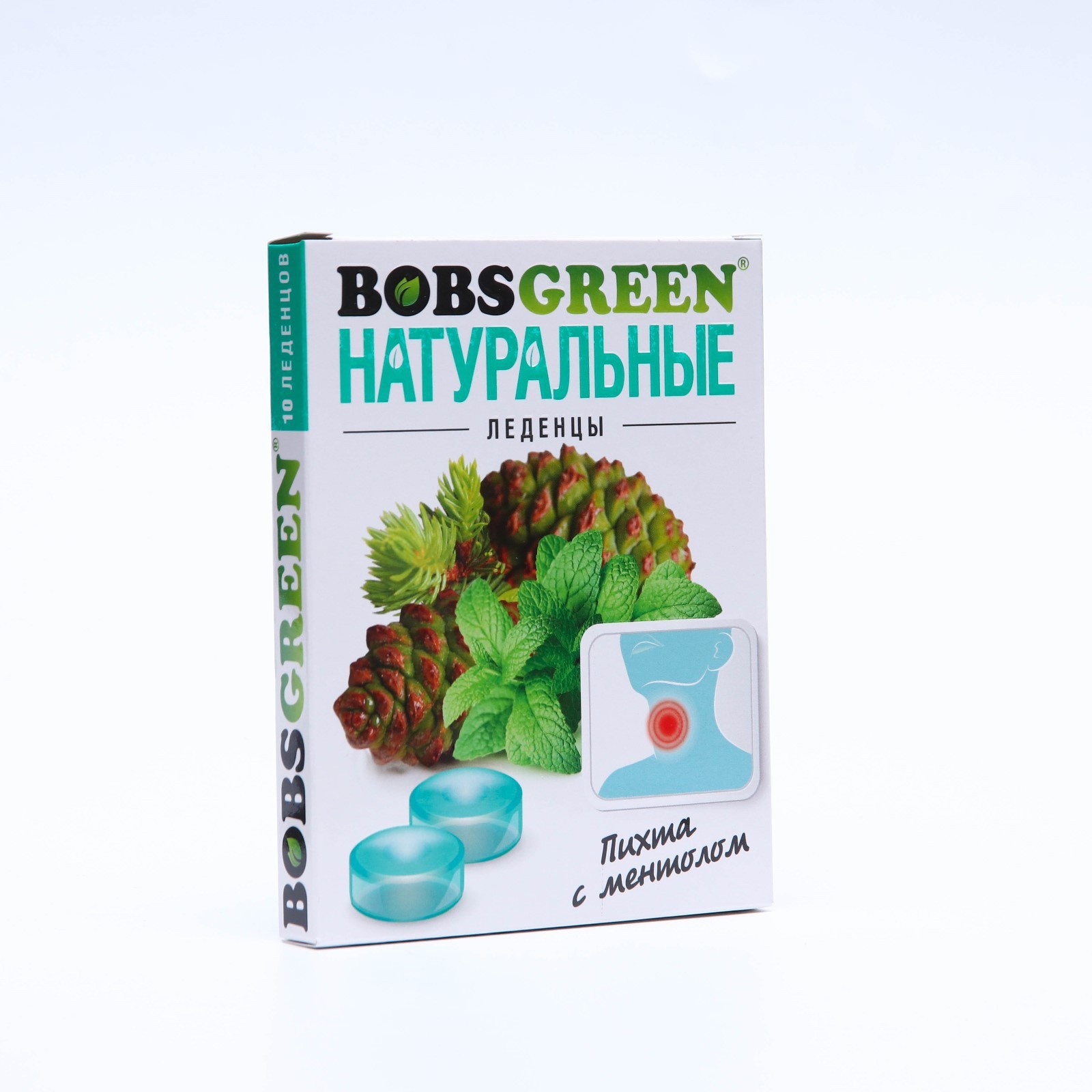 Леденцы BOBSGEEN пихта с ментолом, 10 шт. в упаковке (9188701) - Купить ...