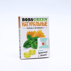 Леденцы BOBSGEEN прополис с мятой, 10 шт. в упаковке 9188704