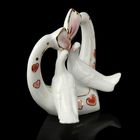 Сувенир керамика "Голубки на сердце с бантом" МИКС 11,5х13,5х6 см - Фото 2