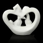 Сувенир керамика "Голубки на сердце с бантом" МИКС 11,5х13,5х6 см - Фото 4