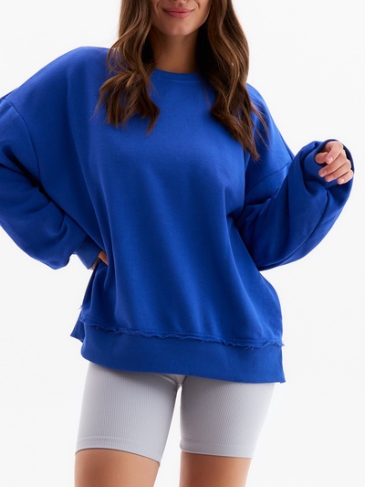 Свитшот женский MINAKU: Casual Collection цвет электро, размер 46-48