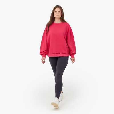 Свитшот женский MINAKU: Casual Collection цвет фуксия, размер 50-52