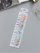 Заколки для волос «Цветик цветок», набор 12 шт. - Фото 2