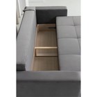 Прямой диван «Кардинал», тик-так, независимый пружинный блок, велюр, цвет selfie grey - Фото 3