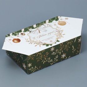 Сборная коробка‒конфета «Золото», 9,3 × 14,6 × 5,3 см