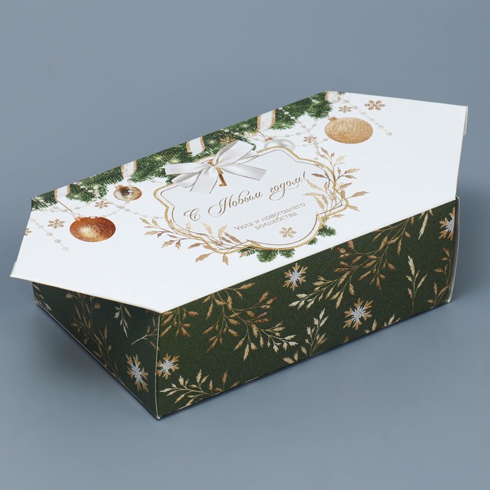 Сборная коробка‒конфета «Золото», 9,3 × 14,6 × 5,3 см - Фото 1