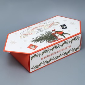 Сборная коробка‒конфета «Ретро», 14 × 22 × 8 см
