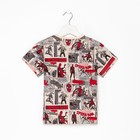 Футболка детская Marvel, цвет бежевый, рост 110-116 см (5-6 лет) - фото 804964976 Футболка детская Marvel, цвет бежевый, рост 110-116 см (5-6 лет) - фото 804964976