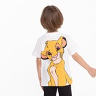 Футболка детская Simba, цвет белый, рост 104-110 см (4-5 лет) - фото 45704644