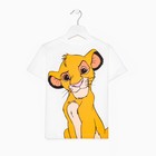 Футболка детская Simba, цвет белый, рост 110-116 см (5-6 лет) - фото 21712596