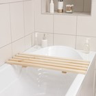Сиденье для ванны, 68×27×3,5 см, сосна - Фото 3