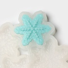 Форма для леденцов «Снежинки», силикон, 6 ячеек, 17×10×0.8 см, d=5 см, d=4.5 см, прозрачная - Фото 10