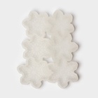 Форма для леденцов «Снежинки», силикон, 6 ячеек, 17×10×0.8 см, d=5 см, d=4.5 см, прозрачная - Фото 11