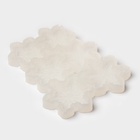 Форма для леденцов «Снежинки», силикон, 6 ячеек, 17×10×0.8 см, d=5 см, d=4.5 см, прозрачная - Фото 6