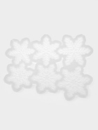 Форма для леденцов «Снежинки», силикон, 6 ячеек, 17×10×0.8 см, d=5 см, d=4.5 см, прозрачная - Фото 2