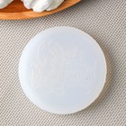 Силиконовый молд для леденцов и шоколада «С днём рождения», d=7 см, прозрачный - Фото 4