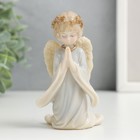 Сувенир полистоун "Девочка-ангел в венке из звёзд - молитва" лак 10,5х6х6,5 см - фото 9733240