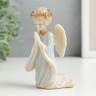 Сувенир полистоун "Девочка-ангел в венке из звёзд - молитва" лак 10,5х6х6,5 см - Фото 4