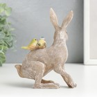 Фигурка полистоун «Кролик с синичками на спине», 14×5.5×11.5 см - Фото 3