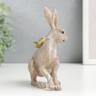 Сувенир полистоун "Кролик с синичками на спине" 14х5,5х11,5 см - Фото 4