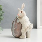 Сувенир полистоун "Кролик с яичком с бантом" 11х5,5х8,5 см - Фото 2