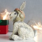 Фигурка полистоун «Зайчик-авиатор», блеск, 13×10×11.5 см - фото 41572967