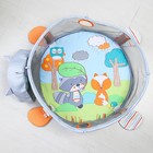 Развивающий коврик - манеж Крошка Я «Енот», 3 в 1, 68×68 см, 30 цветных шариков, 5 игрушек - Фото 2