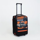 Чемодан детский на колёсах 32 л (S) Sacvoyage, на молнии, оранжевый/чёрный - Фото 2